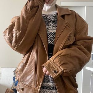 Leather Tan Jacket
